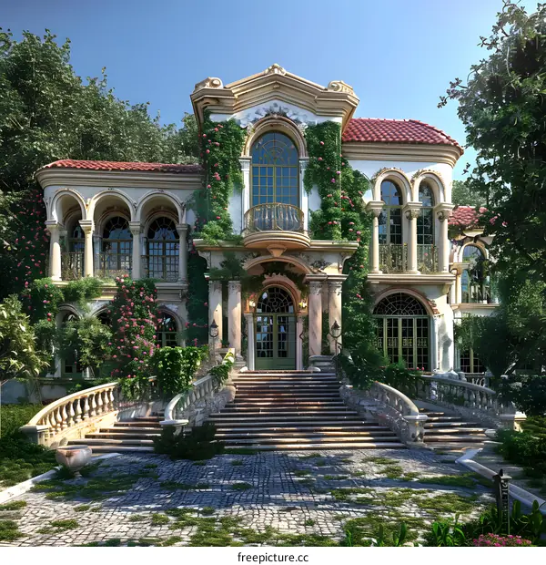 Luxury Italian Villa with Greenery