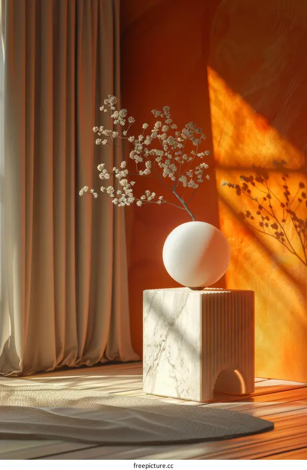 Elegant Interior Design with Decorative Vase