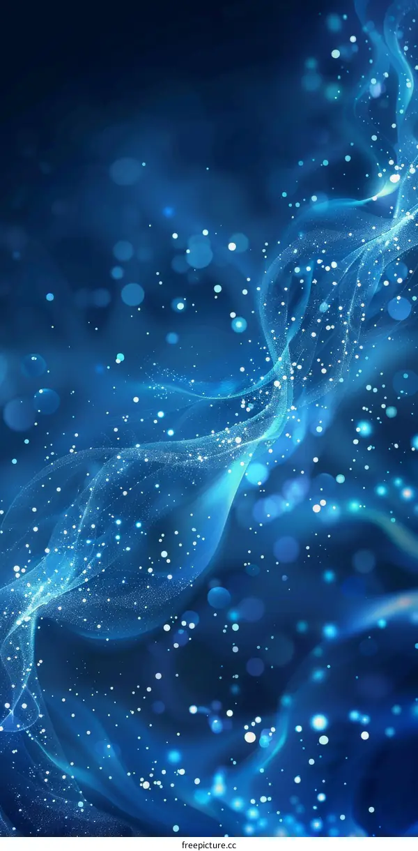 Fluid Blue Abstract Background