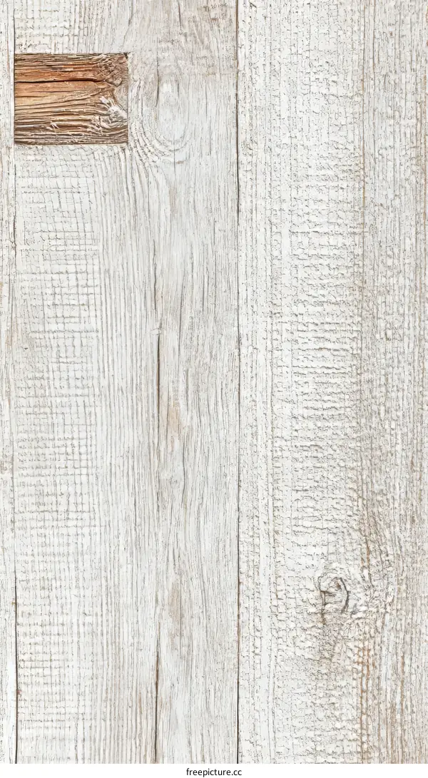 Whitewashed Wooden Planks Background Texture