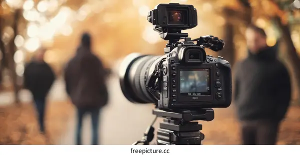 Outdoor video shooting with camera