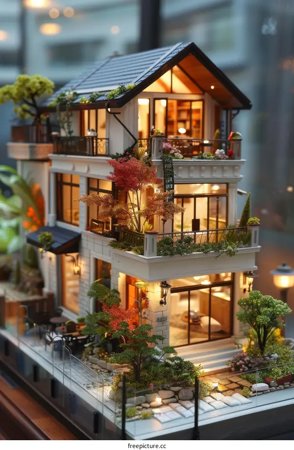 Miniature model house
