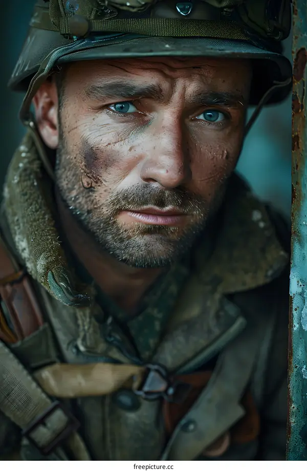 Portrait of a soldier