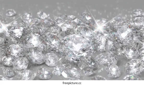 Sparkling Diamonds Background