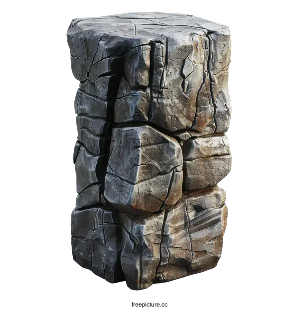 [Transparent Background PNG]Rock Column Isolated on transparent background