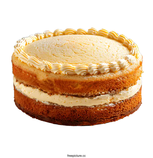 [Transparent Background PNG]Delicious homemade double layer cake