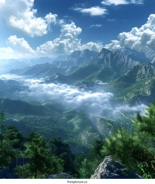 Amazing view from the top of the mountain