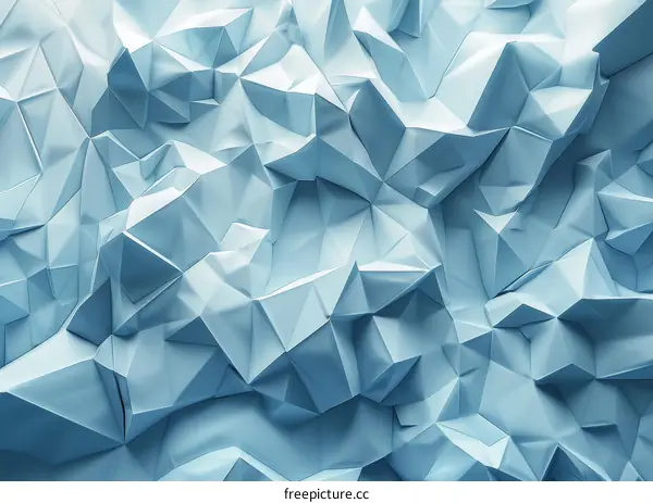 Light Blue 3D Geometric Background