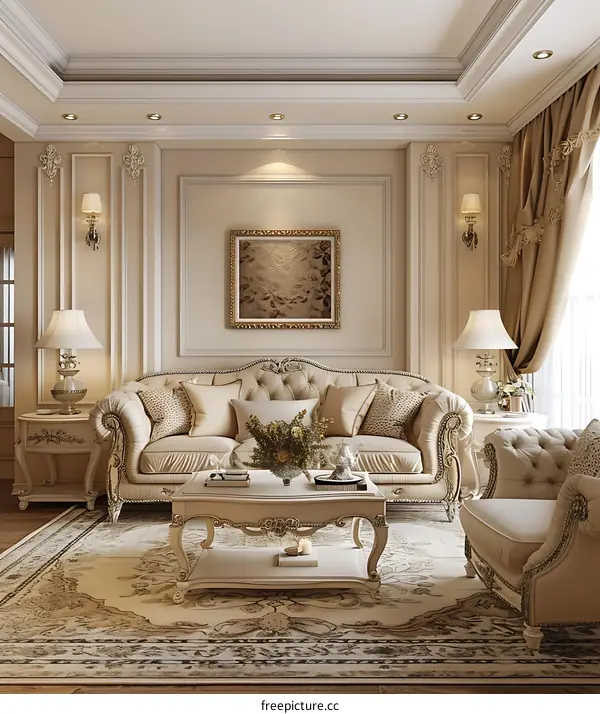 European-style living room