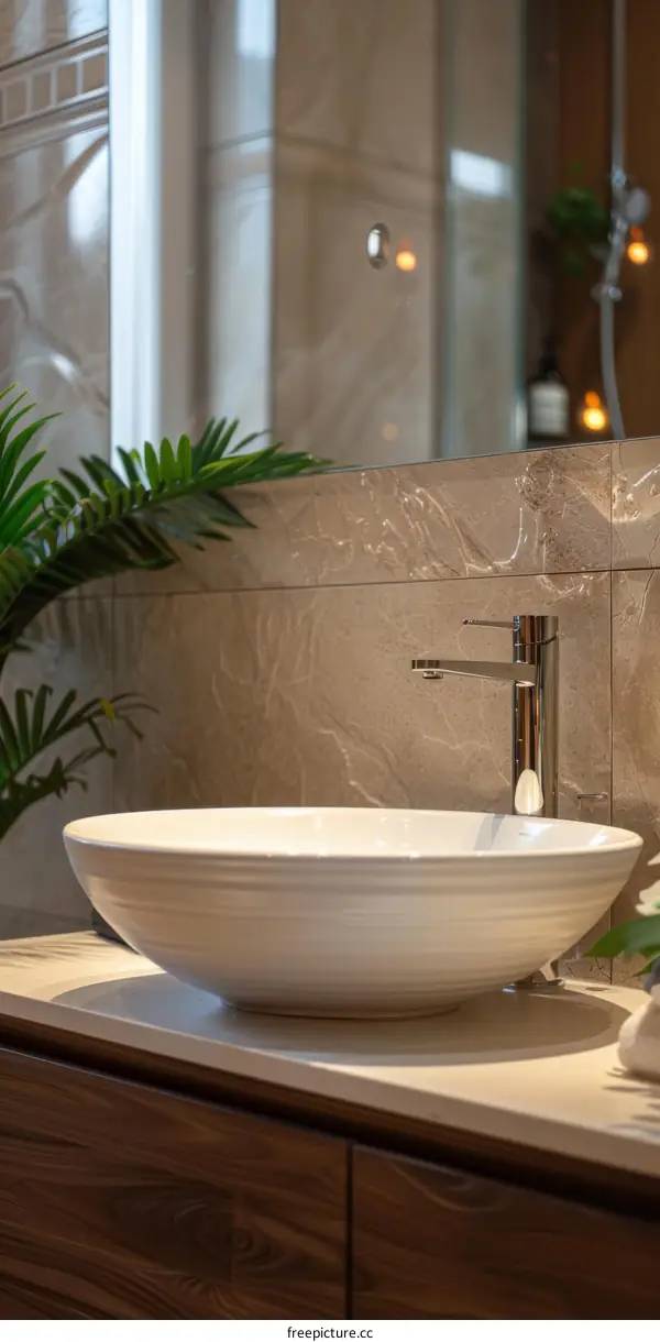 Modern Bathroom Sink and Vanity