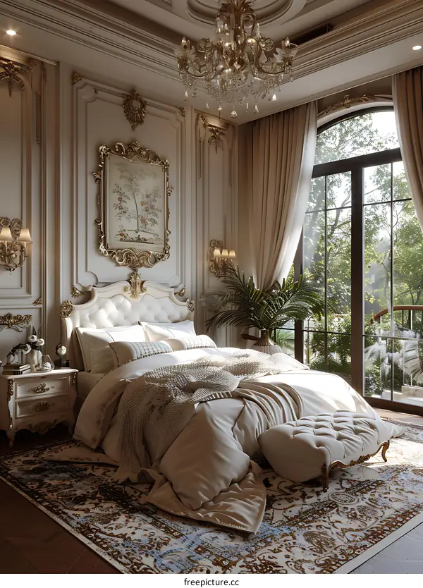 European-style bedroom