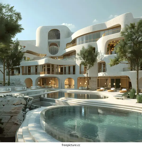 futuristic architecture