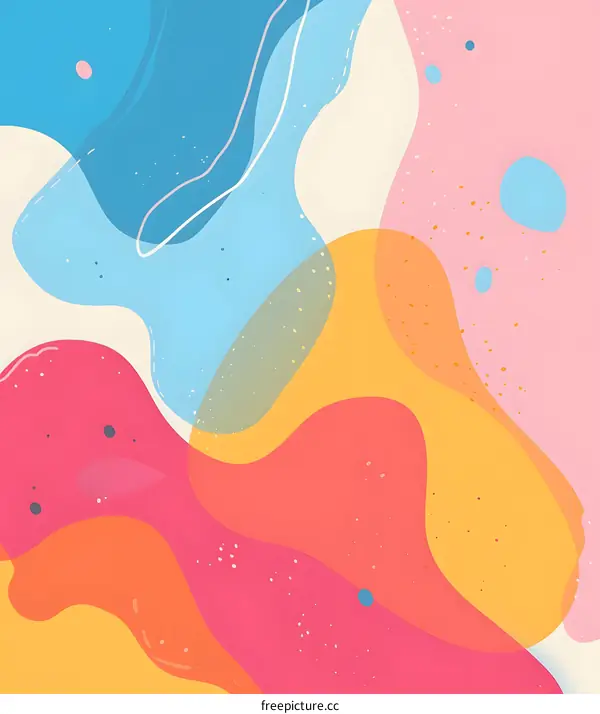 Abstract Colorful Shapes Background