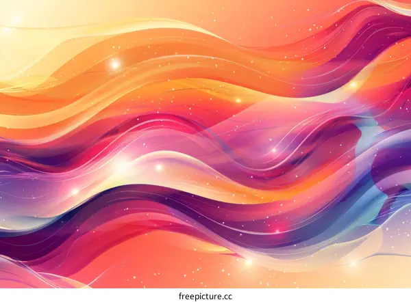 Vivid Abstract Art with Dynamic Brushstrokes and Color Swirls