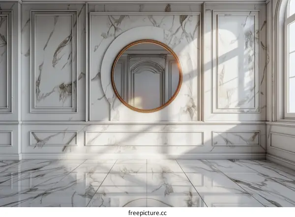 Elegant Marble Interior Design Showcase
