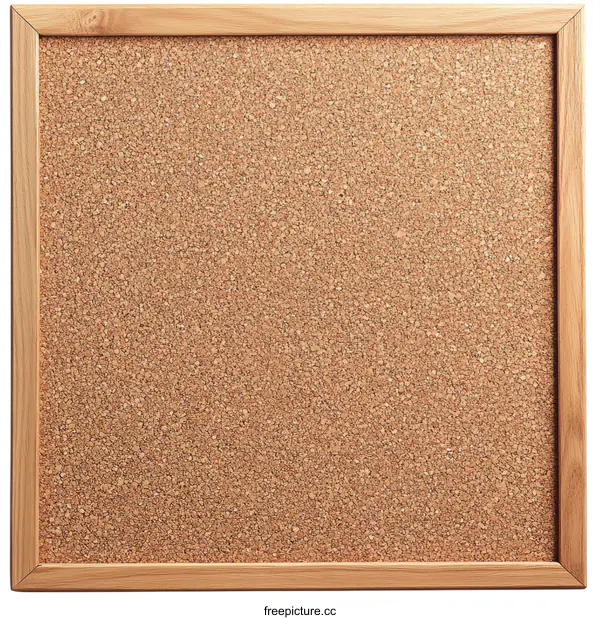 [Transparent Background PNG]Wooden Corkboard with Frame
