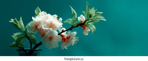 Beautiful Spring Flowers in Vase