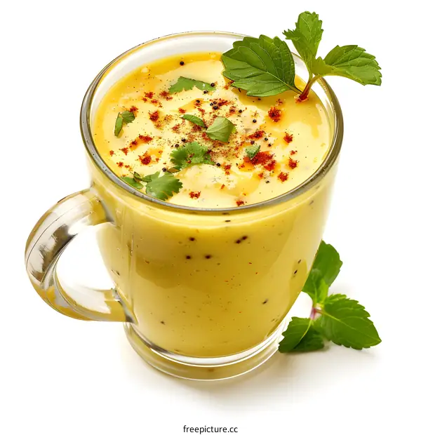 Glass of Mango Lassi