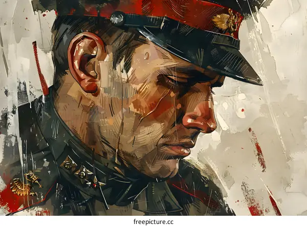 Portrait of a soldier