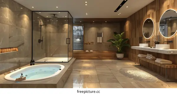 Modern Luxurious Bathroom Interior Design