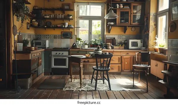 Rustic Kitchen Interior Design
