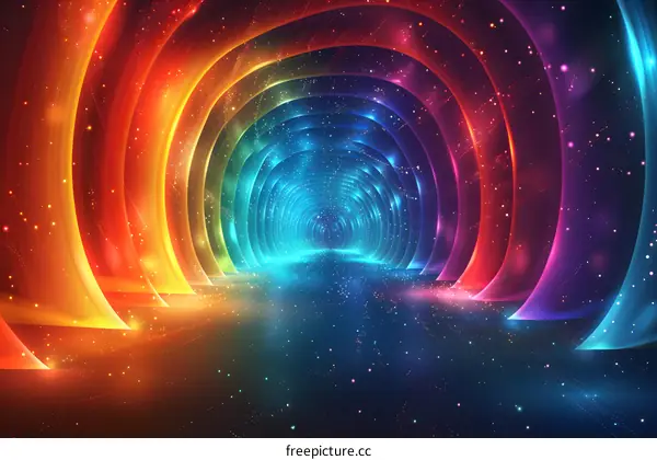 Rainbow Light暈 Tunnel
