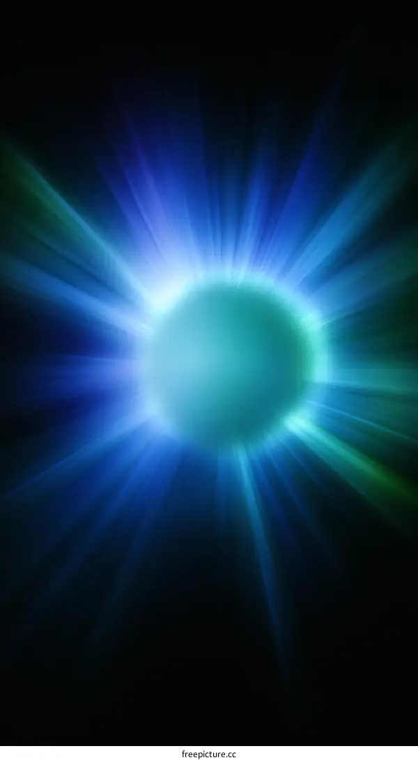 Abstract Light Burst Background Design