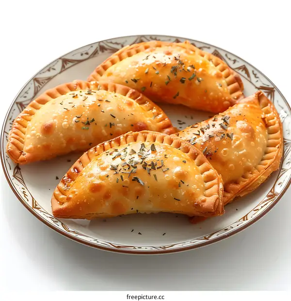 Delicious Empanadas on a Plate