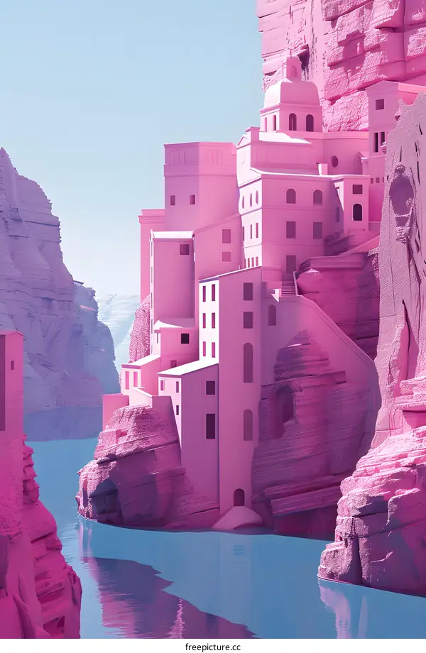 Pink City by the Water