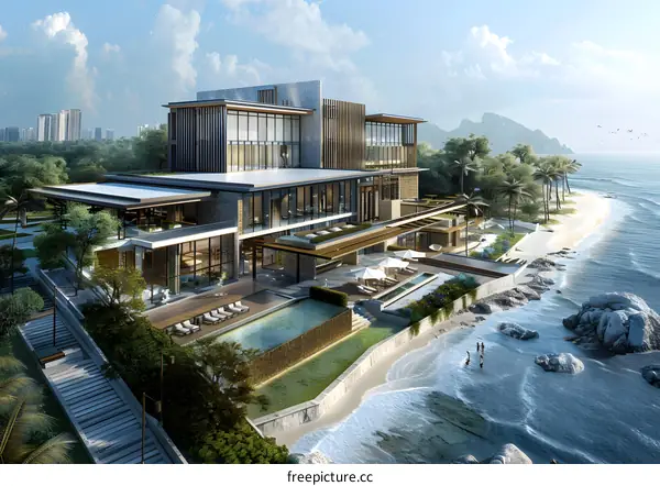 Modern Beachfront Villa
