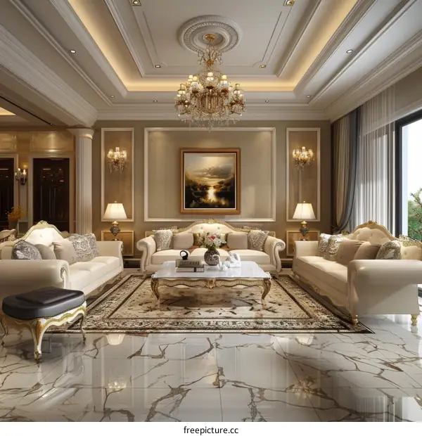 Luxury Living Room Interior Design