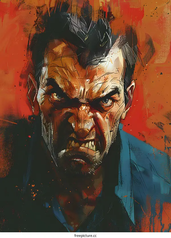 Portrait of an Angry Man