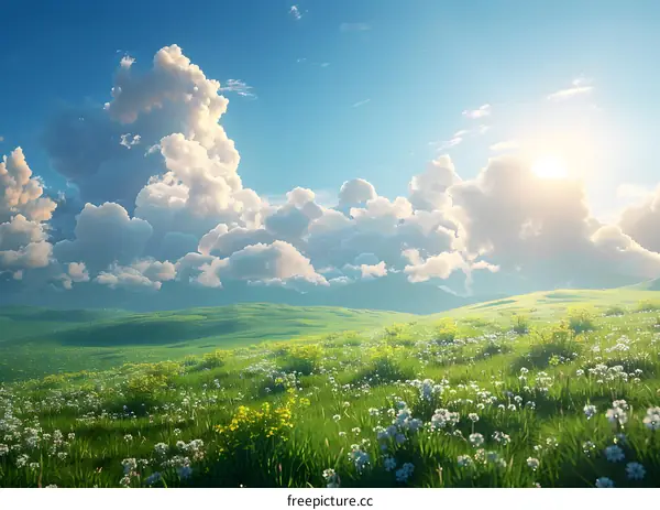 4K Ultra HD Aesthetic Healing Landscape Illustration