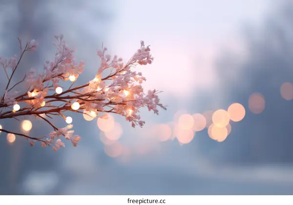 Winter Wonderland Light Decor Branches