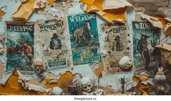 Vintage Western Wanted Poster