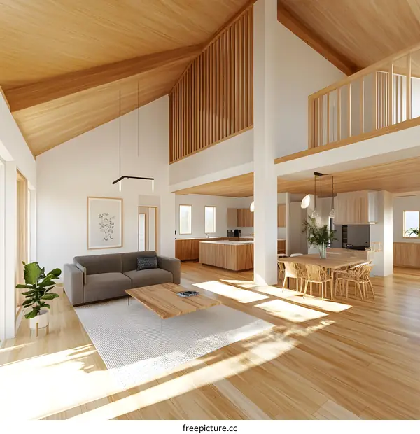 Modern Minimalist Open Concept Home Interior Design