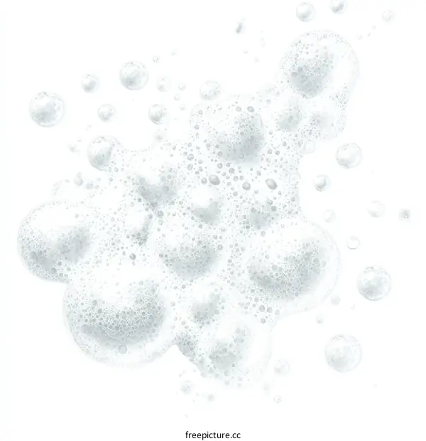 Beautiful Soap Suds and Bubbles