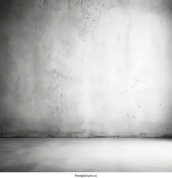 Whitewashed Concrete Wall and Floor Texture
