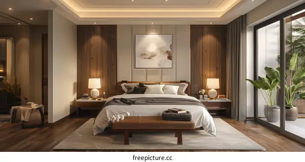 Modern Elegant Bedroom Interior Design