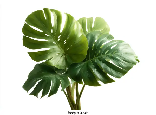 Monstera Deliciosa Tropical Plant Leaves