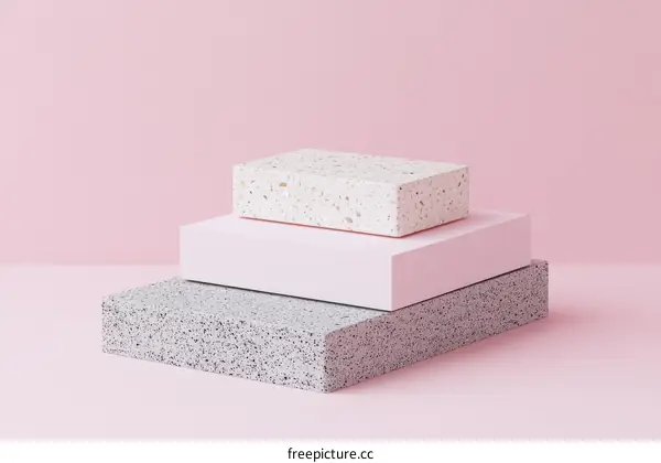 Abstract Geometric Pastel Color Blocks