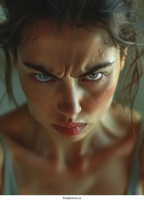 Portrait of a determined young woman