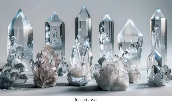 Stunning Cluster of Quartz and Calcite Crystals