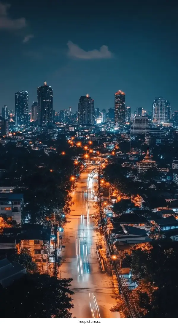 Night Cityscape Urban Streetscapes