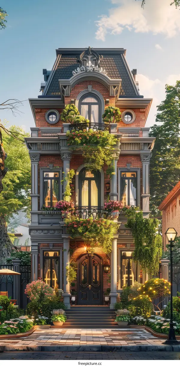 European-style retro building