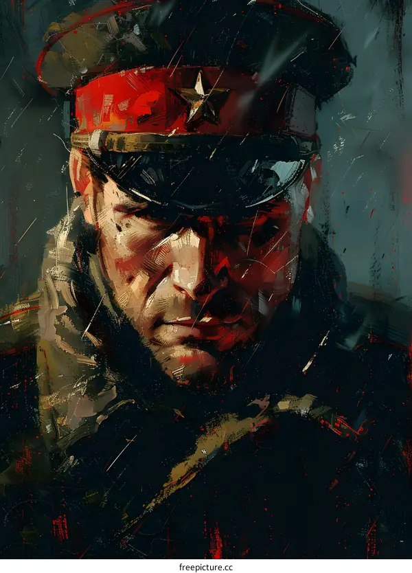 Portrait of a soldier