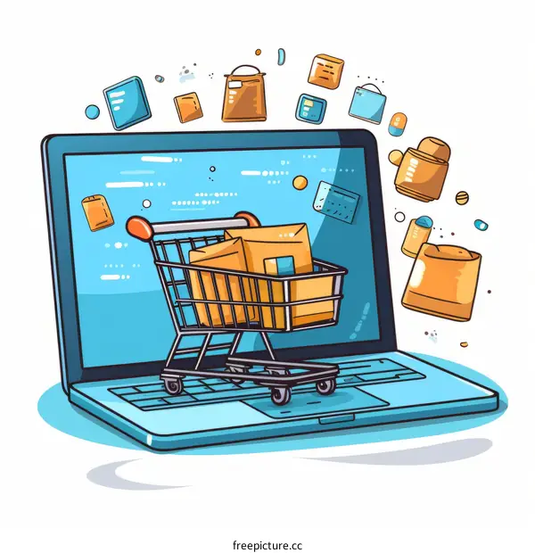 Online Shopping Illustration