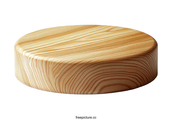 [Transparent Background PNG]Round Wooden Display Base