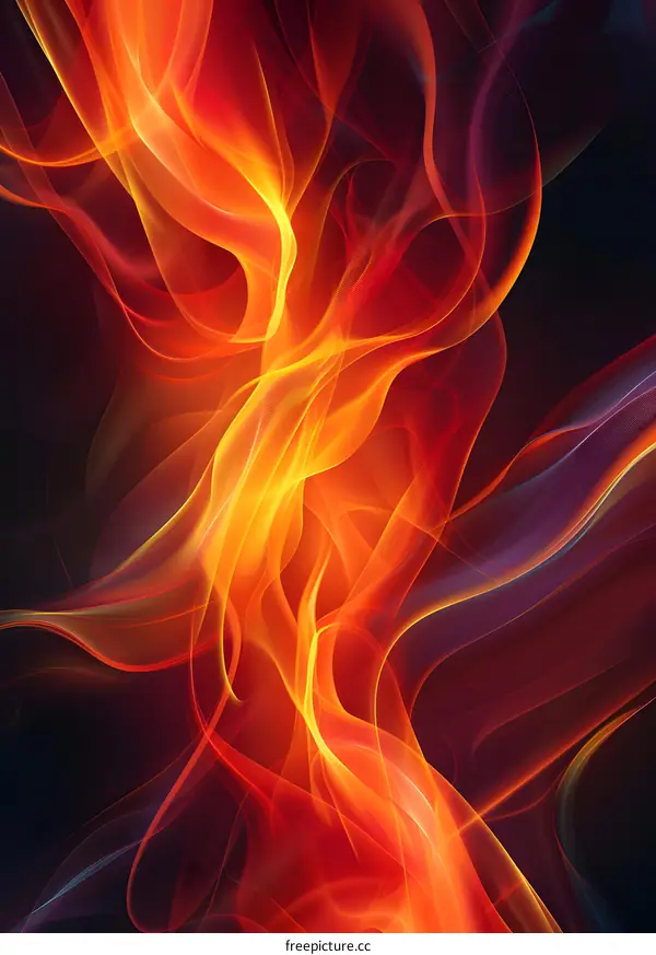 Fire and Ice Abstract