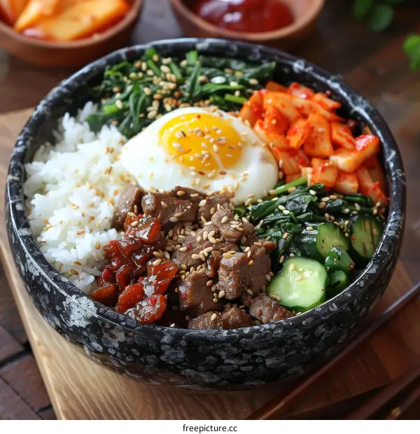 Korean Bibimbap: A Colorful & Delicious Rice Bowl